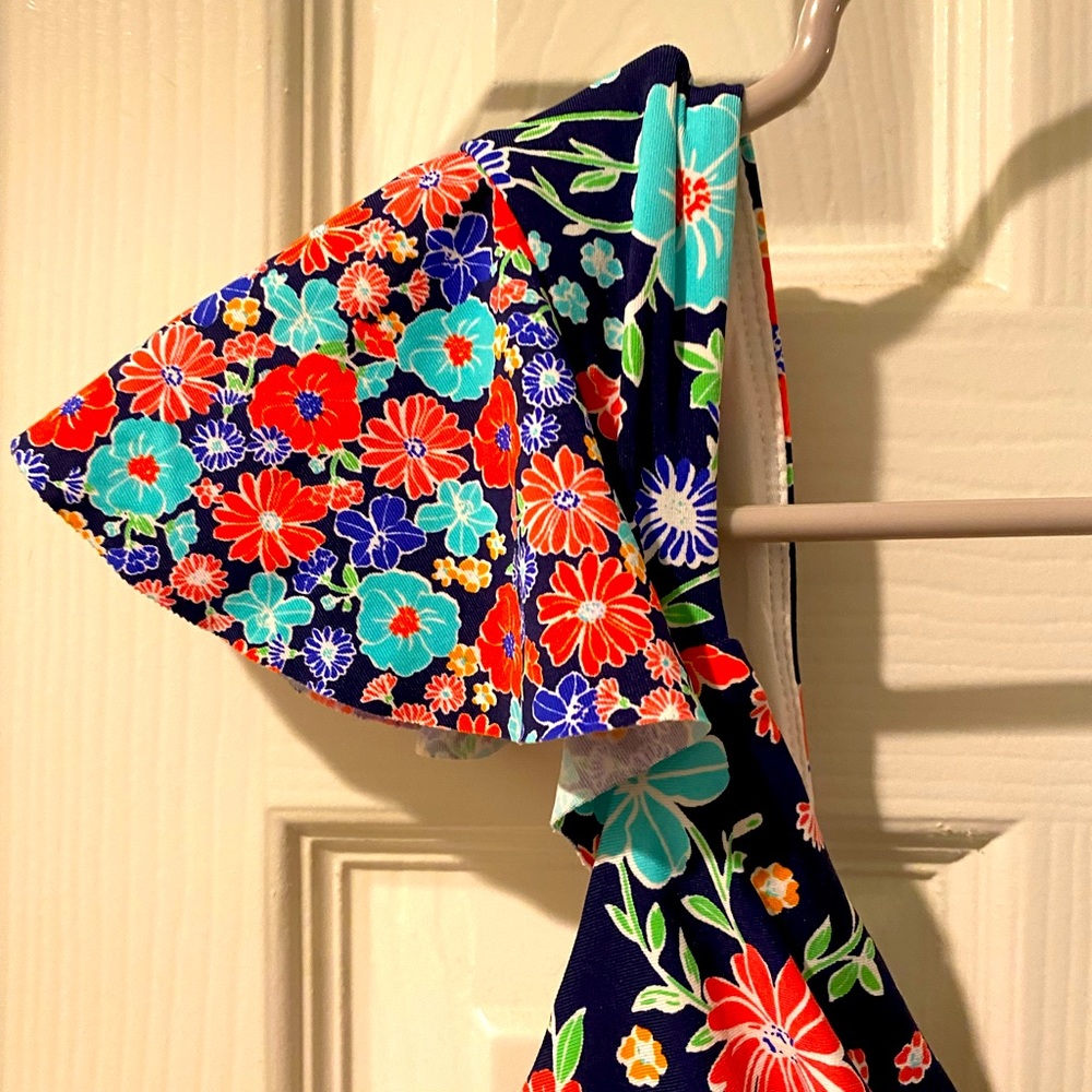 Women’s navy floral swimsuit size 14